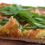 Kartoffelpizza mit Bärlauchpesto